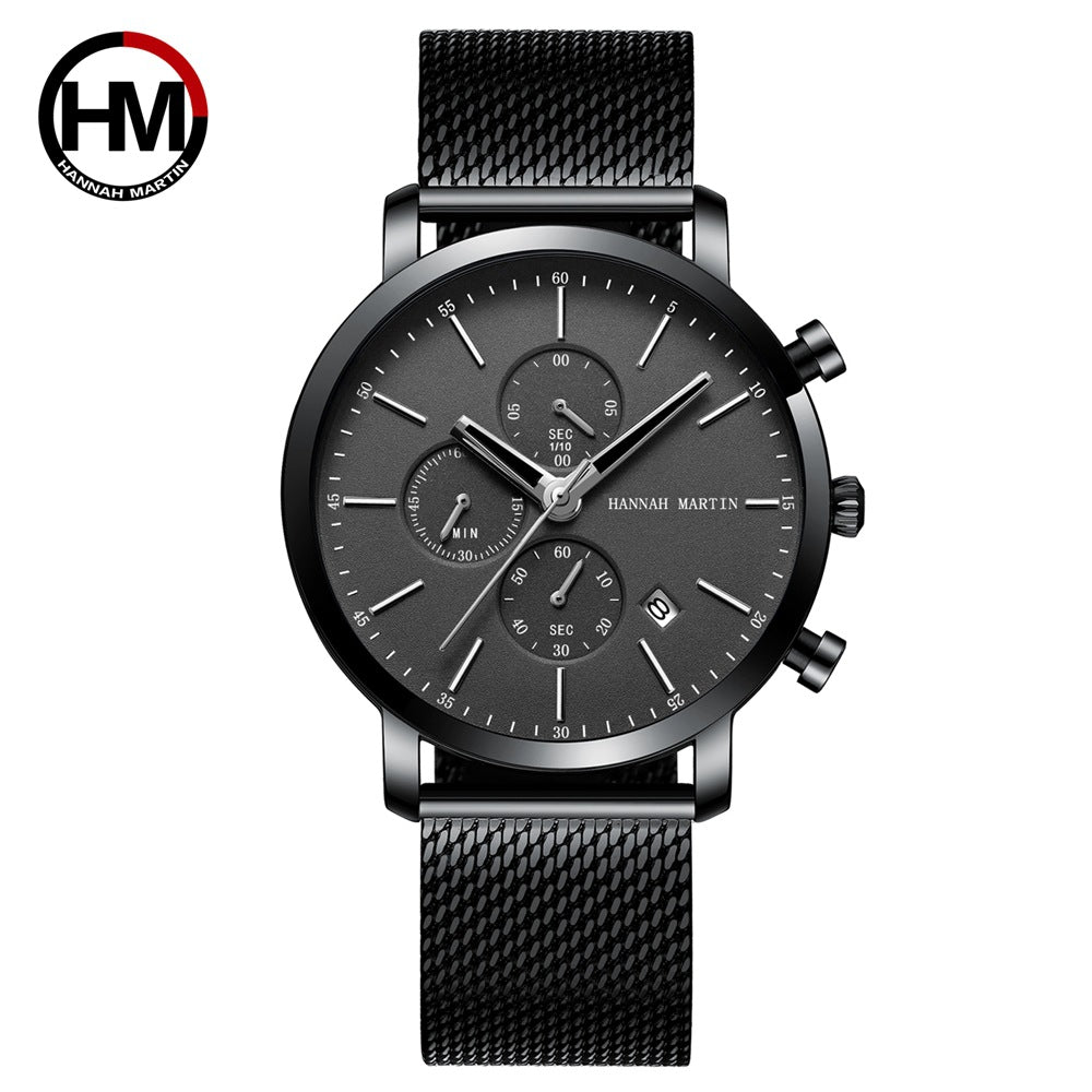 Automatic watch men's non-mechanical watch calendar student waterproof tide factory direct sale a  waterproof watch