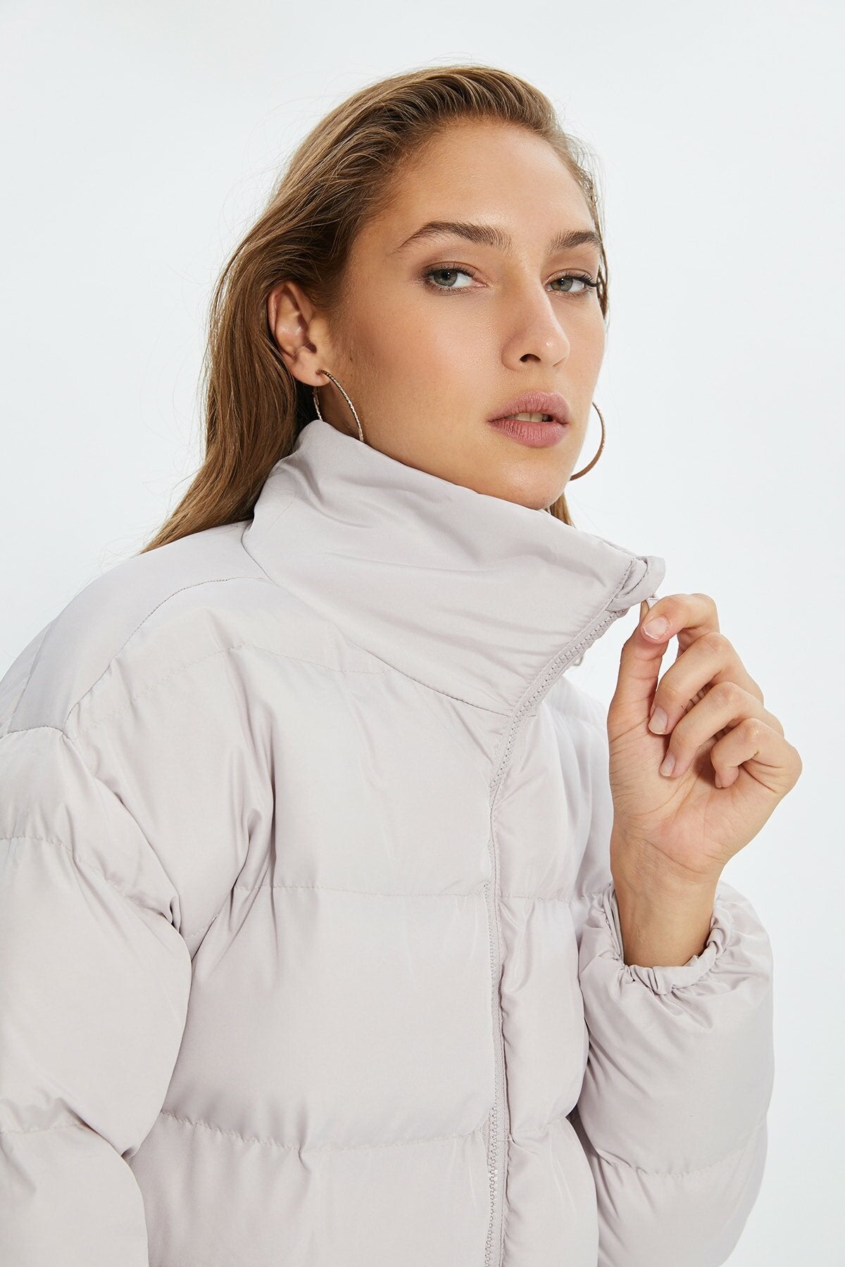 Oversize Stand Up Collar Down Jacket