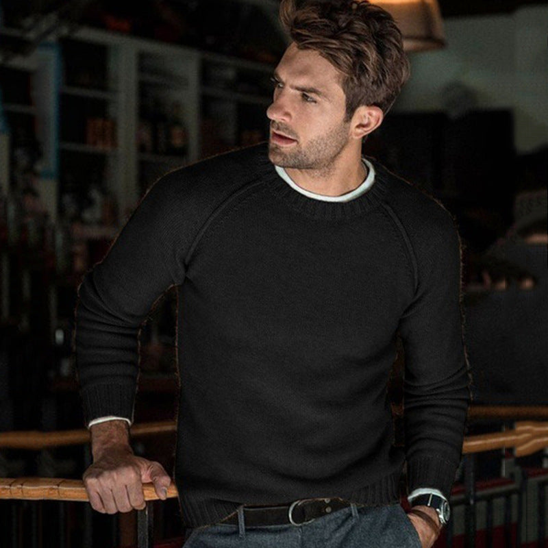 sweater 2021 European and American fall/winter casual men's sweater top sweater cross-border men's sweater