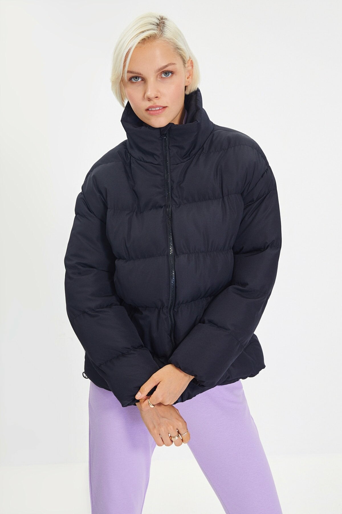 Oversize Stand Up Collar Down Jacket