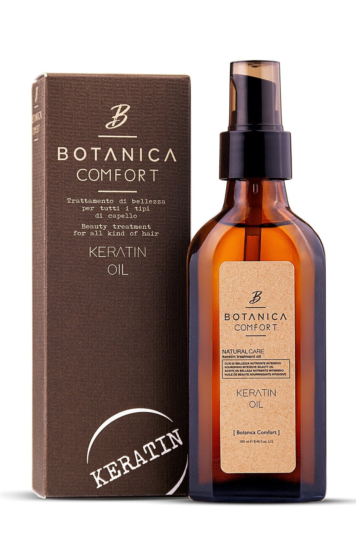 Keratin Treatment Oil for Extremely Damaged Hair
