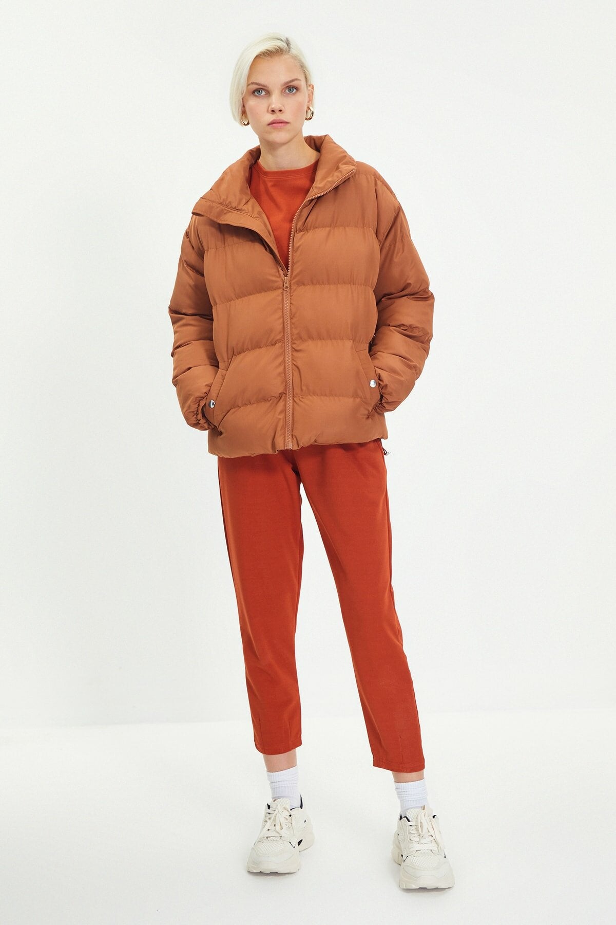 Oversize Stand Up Collar Down Jacket