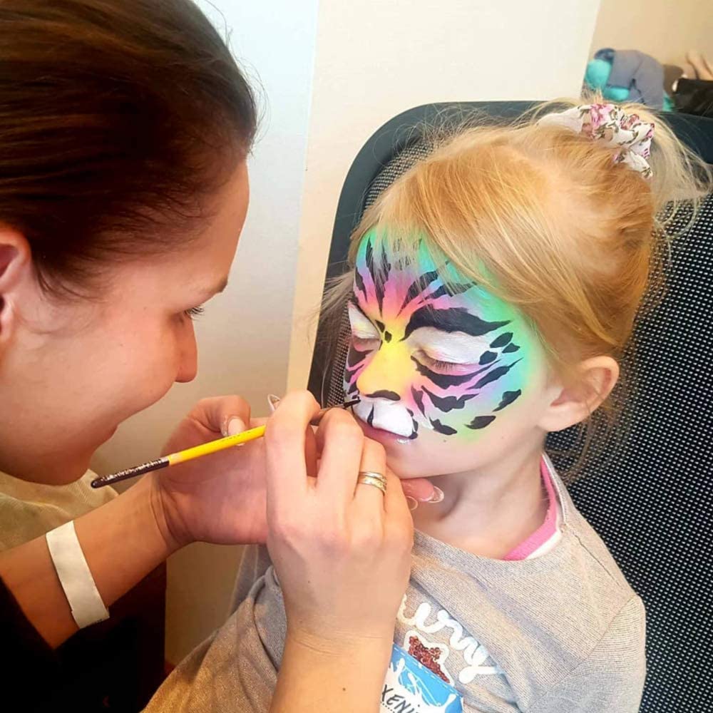 Charmcode Face Body Paint Oil, Professional 15 Colors FX Makeup Palette- Non Toxic Hypoallergenic Safe Facepaints for Adults and Kids - Ideal for Halloween, Cosplay Costumes, Parties and Festivals