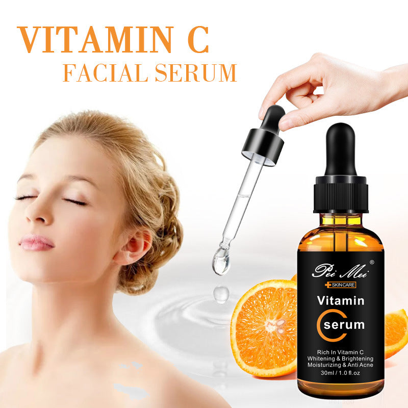 Cross-border Peimei Facial Serum 30mlVC Original Liquid Moisturizing and Moisturizing Wholesale Vitamin C Serum