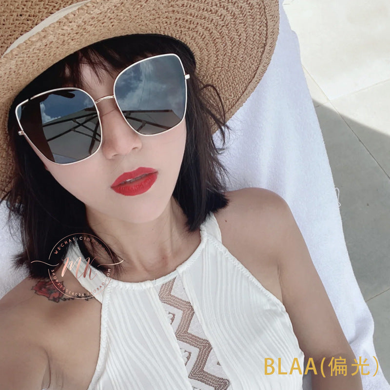 2020 new polarized sunglasses men and women net red the same sunglasses fashion Korean trend hot sunglasses