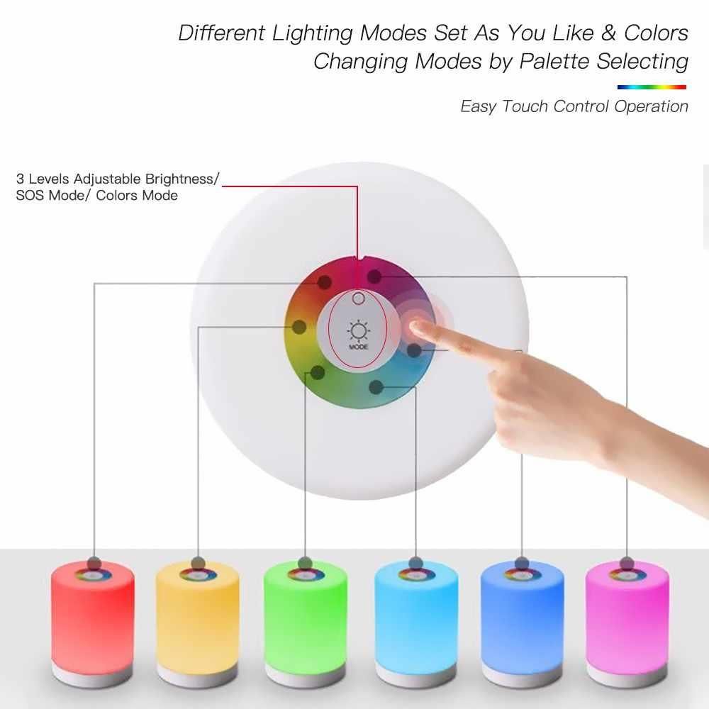 Touch Lamp Portable Speaker White