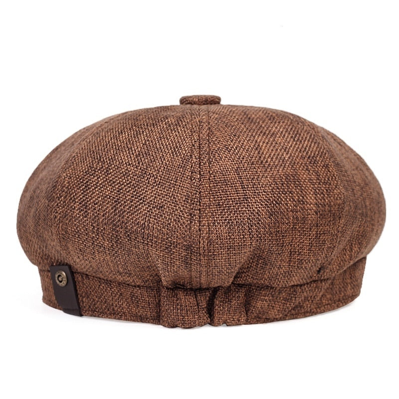 2020 New men's casual newsboy hat spring and autumn retro beret hat wild casual hats unisex wild octagonal cap
