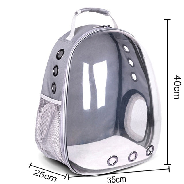 Cat bag Breathable Portable Pet Carrier Bag Outdoor Travel backpack for cat and dog Transparent Space pet Backpack