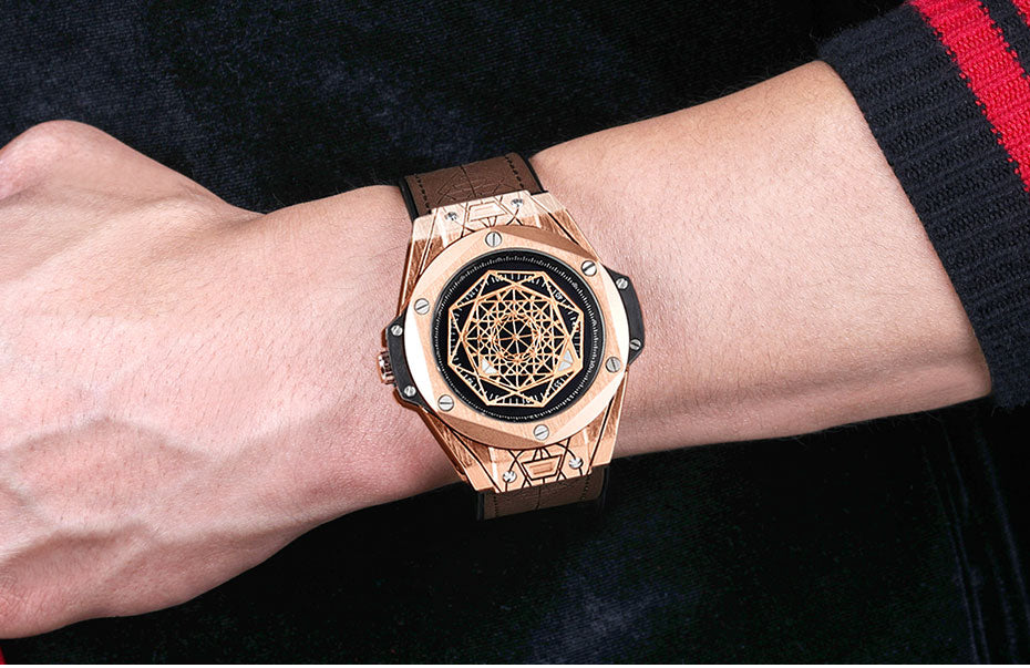 Luxury Top Brand Quartz Watches Men Leather Strap Military Sports Wristwatch Man Waterproof Watch Relogios Masculino 533G