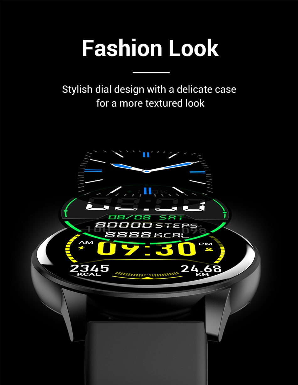 Women Smart Watch Real-time Weather Forecast Activity Tracker Heart Rate Monitor Sports Ladies Smart Watch Men For Android IOS