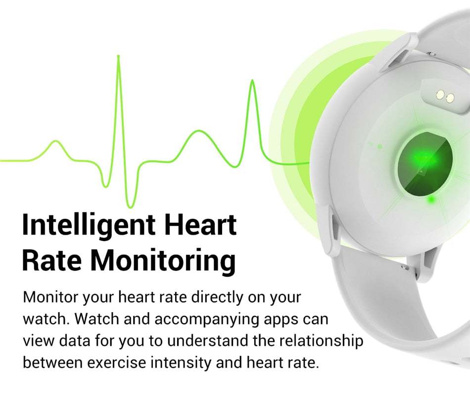 Women Smart Watch Real-time Weather Forecast Activity Tracker Heart Rate Monitor Sports Ladies Smart Watch Men For Android IOS