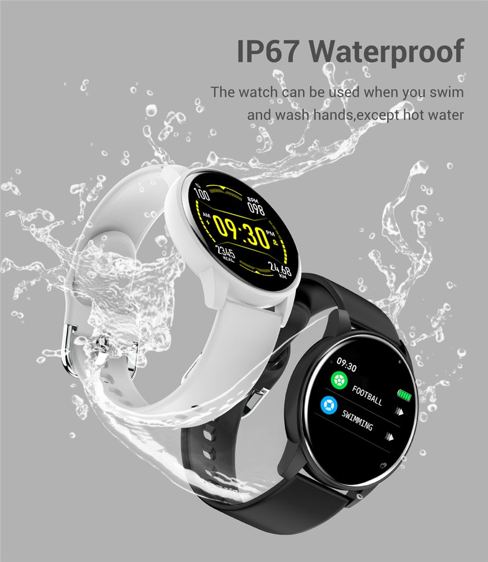 Women Smart Watch Real-time Weather Forecast Activity Tracker Heart Rate Monitor Sports Ladies Smart Watch Men For Android IOS