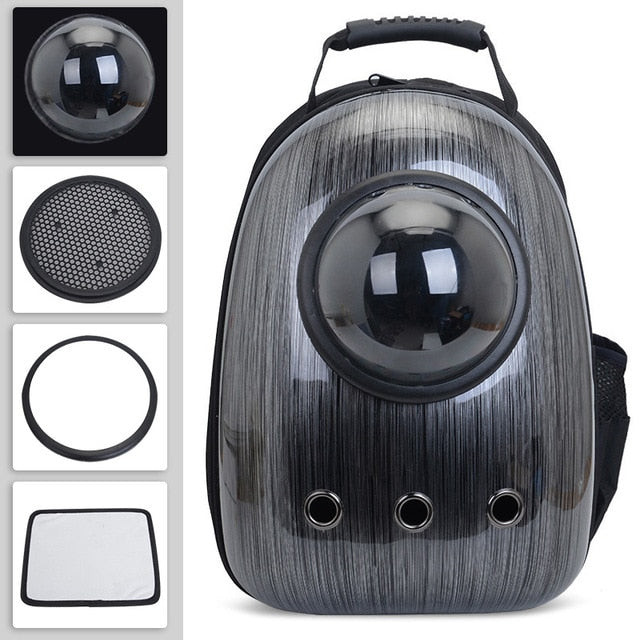 Cat bag Breathable Portable Pet Carrier Bag Outdoor Travel backpack for cat and dog Transparent Space pet Backpack