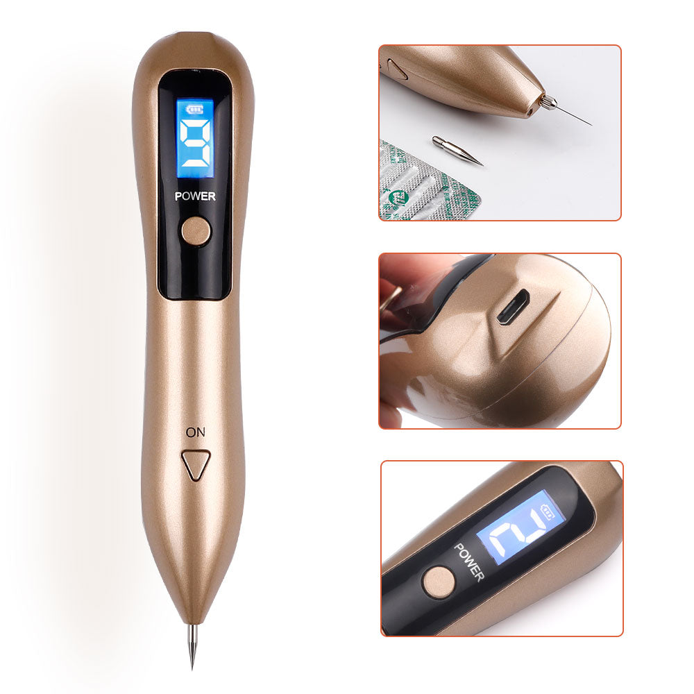LCD Plasma Pen LED Lighting Laser Tattoo Mole Removal Machine Face Care Skin Tag Removal Freckle Wart Dark Spot Remover