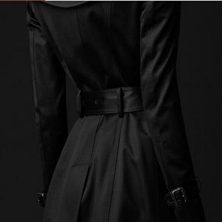 Women's outerwear spring 2021 new coat jacket British trend double-breasted slim long trench coat women