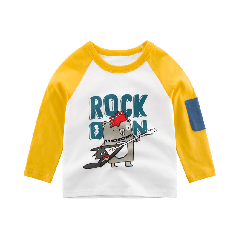 kids Korean version of children's clothing boys' autumn long-sleeved T-shirts, children's bottoming shirts, a consignment sale of children's clothes
