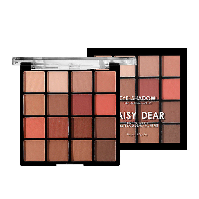 make-up 16-color anti-hanshui eyeshadow brand lazy earth color eyeshadow palette