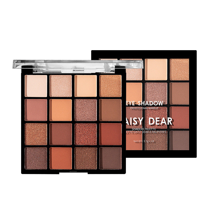 make-up 16-color anti-hanshui eyeshadow brand lazy earth color eyeshadow palette