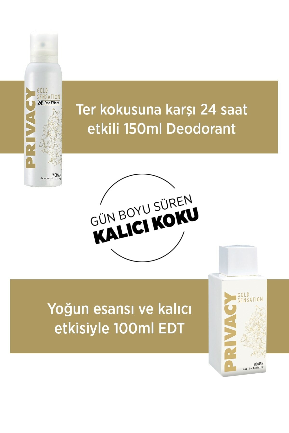 Gold Woman EDT Parfüm 100ml + Deodorant 150ml