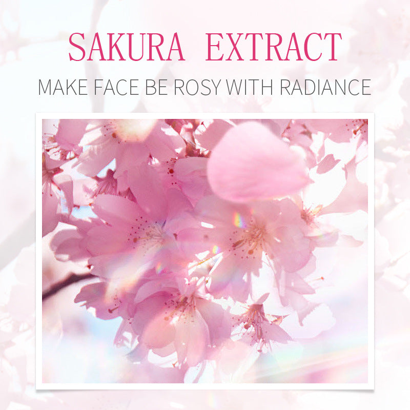 17ML Japan Sakura Serum Nourish Essense Oil Control Brightening Rejuvenation Skin Whitening Serum Skin Care Facecare