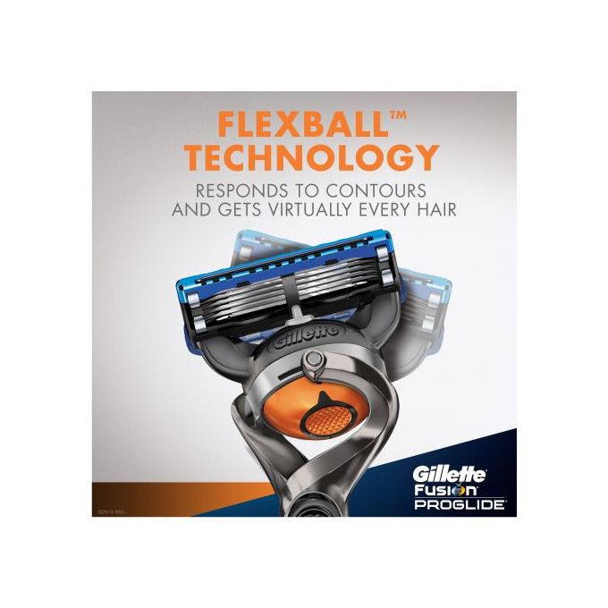 Gillette Fusion Pro Glide Men's Razor Blade Refills - 4 Pcs