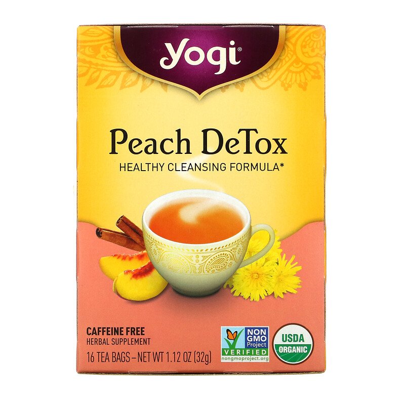 Yogi Tea, Skin DeTox, Soothing Rose Hibiscus, 16 Tea Bags, 1.12 oz (32 g)