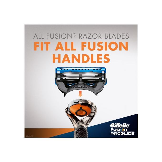 Gillette Fusion Pro Glide Men's Razor Blade Refills - 4 Pcs
