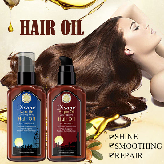 Cross-border Disaar disposable hair essential oil hair moisturizing anti-dry and frizz 120g essential oil wholesale hair oil