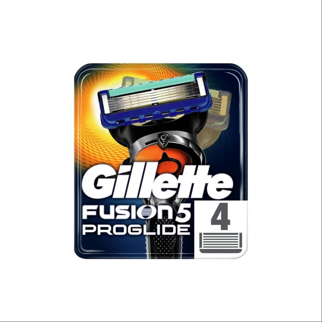 Gillette Fusion Pro Glide Men's Razor Blade Refills - 4 Pcs