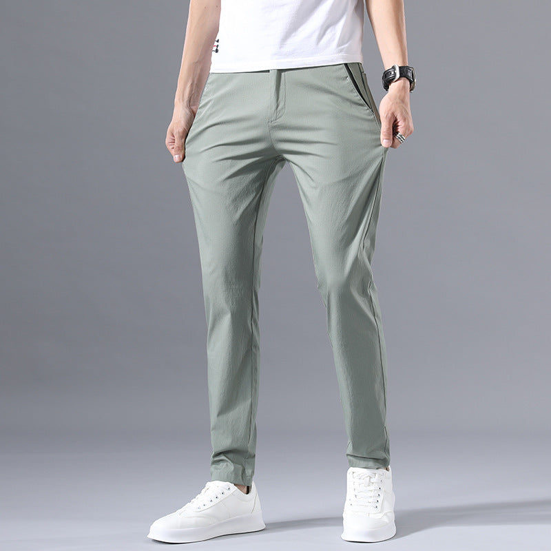 New casual pants men Korean loose breathable straight spring and summer thin trousers stretch men's sports pants men