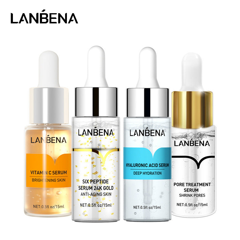 LANBENA Peptide Hyaluronic Acid VC Pore Tightening Lotion Essence Moisturizing and Firming 15ml