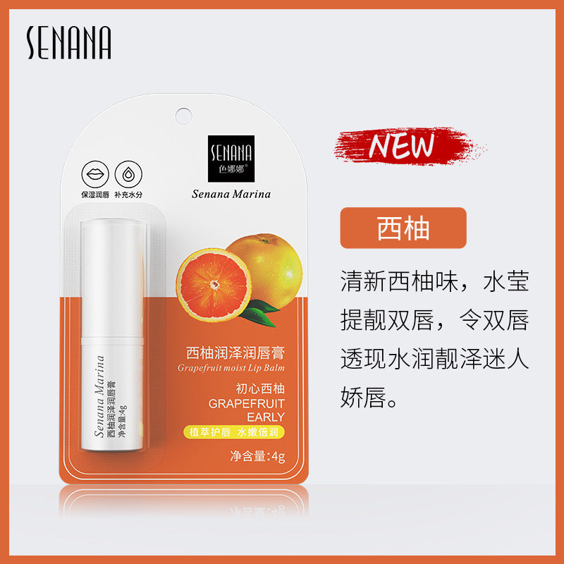 Lip Balm Fruity Moisturizing Colorless Lip Wrinkle Lip Balm Men and Women Lip Care
