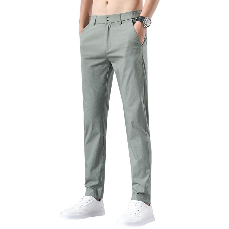 New casual pants men Korean loose breathable straight spring and summer thin trousers stretch men's sports pants men