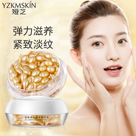 Placenta Capsule Original Liquid Tightening Anti-Wrinkle Serum Fine Lines Facial Serum Original Liquid Cosmetics