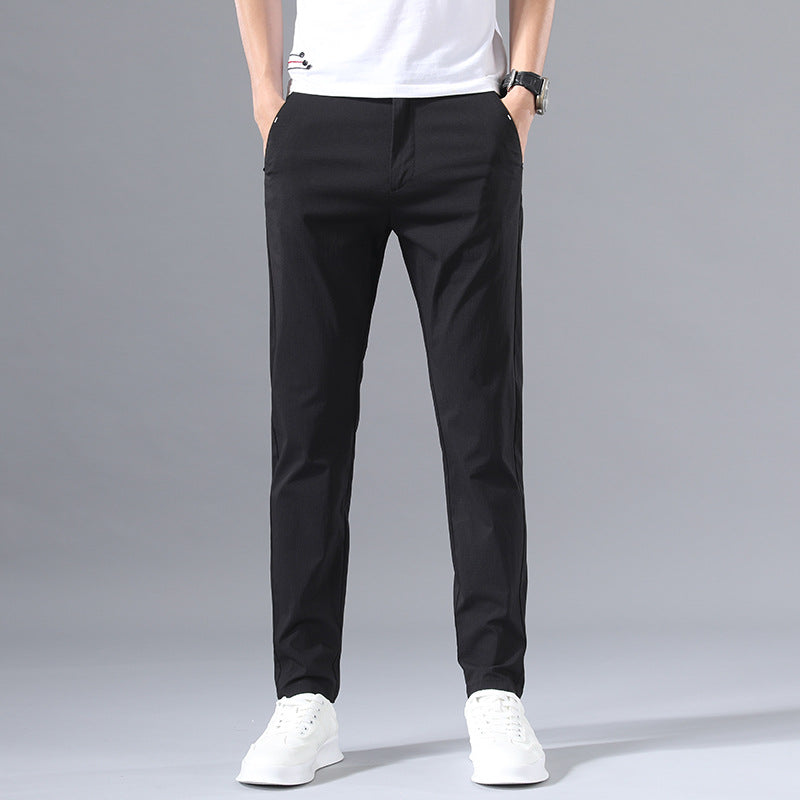 New casual pants men Korean loose breathable straight spring and summer thin trousers stretch men's sports pants men