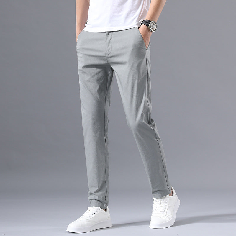 New casual pants men Korean loose breathable straight spring and summer thin trousers stretch men's sports pants men