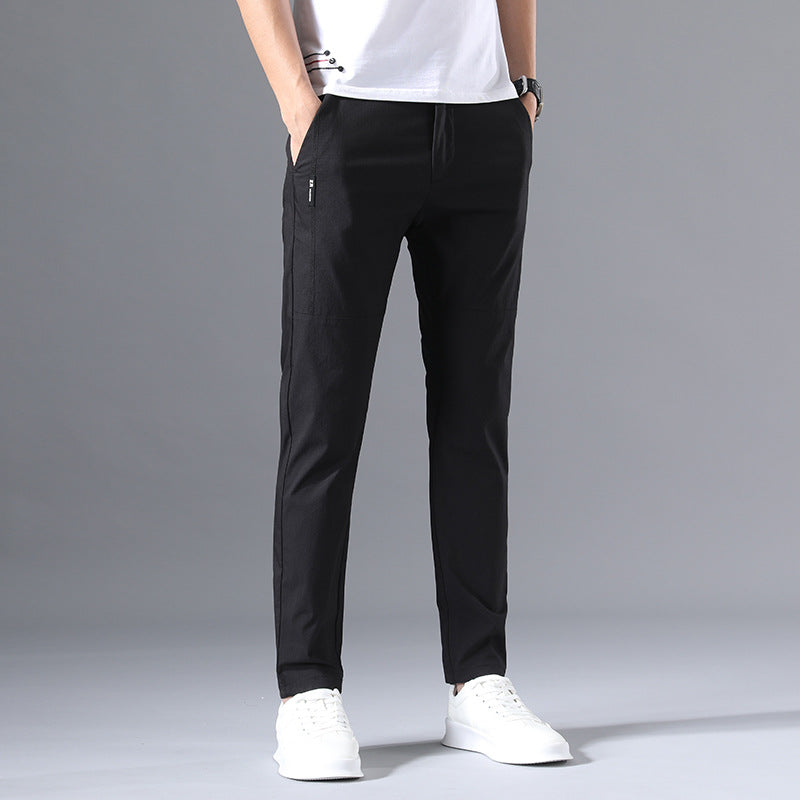 New casual pants men Korean loose breathable straight spring and summer thin trousers stretch men's sports pants men