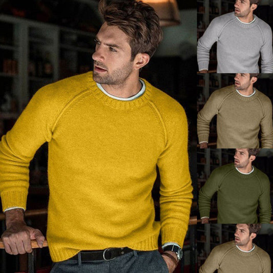 sweater 2021 European and American fall/winter casual men's sweater top sweater cross-border men's sweater