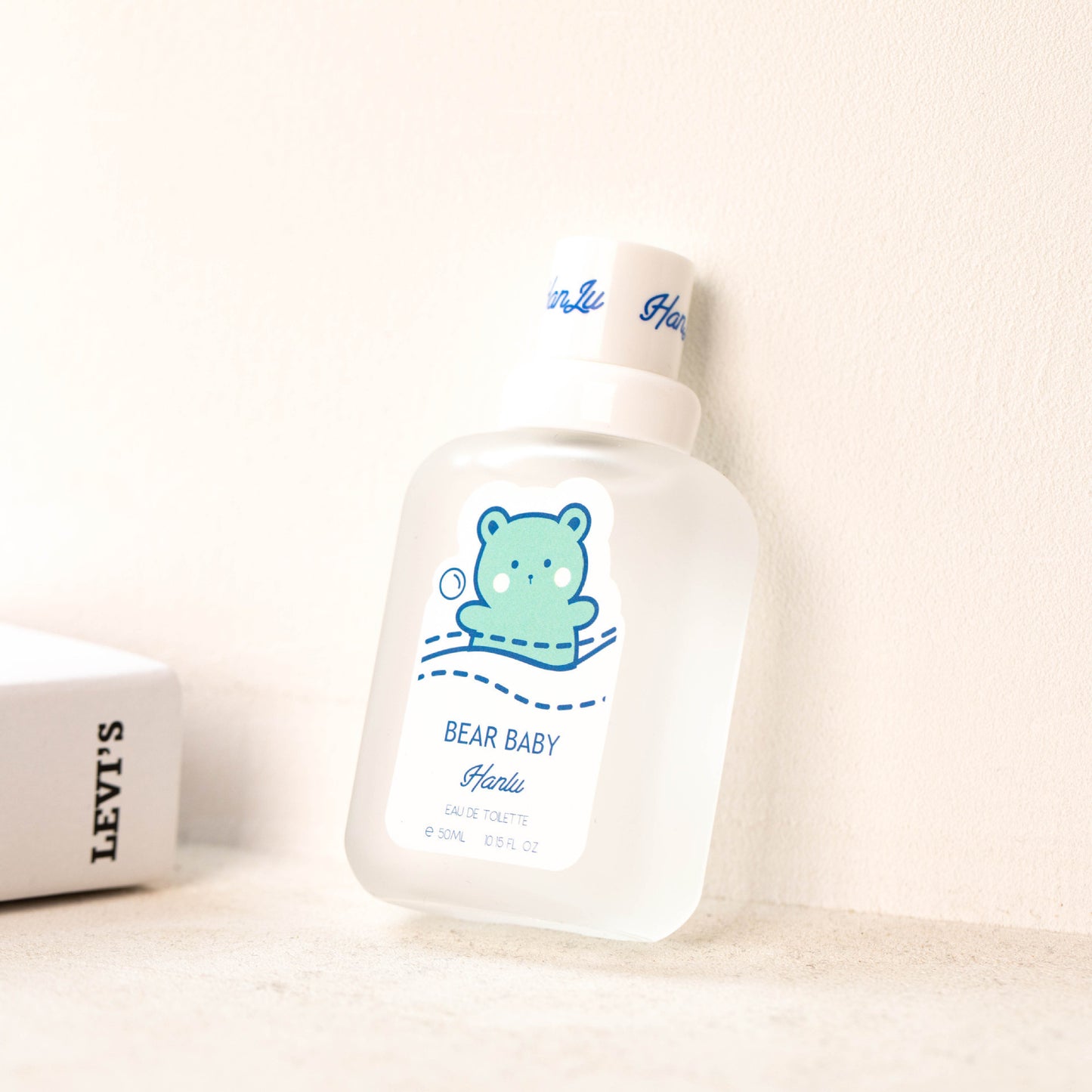 Factory wholesale baby bear baby perfume lady long lasting light fragrance fresh peach tea fragrance vibrato fast hand live broadcast 50ml