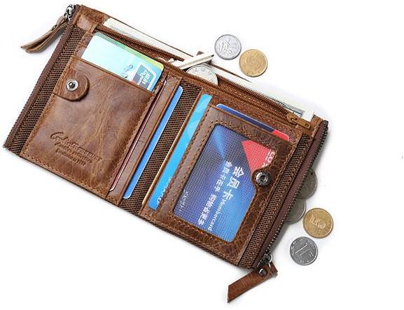 GUBINTU casual men leather wallet for multi-use W39
