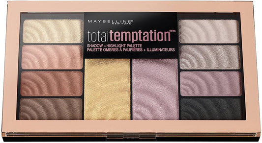 Maybelline New York Total Temptation Eye Shadow Palette, 12 gm