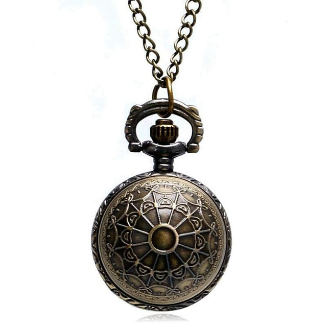 Little Cute Necklace Top Luxury Smooth Golden Snitch Ball Quartz Pocket Watch Pendant with Chain Gifts for Men Women Kids reloj