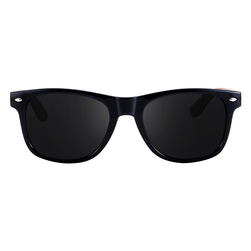 BARCUR Black Walnut Sunglasses Wood Polarized Sunglasses Men Glasses Men UV400 Protection Eyewear Wooden Original Box