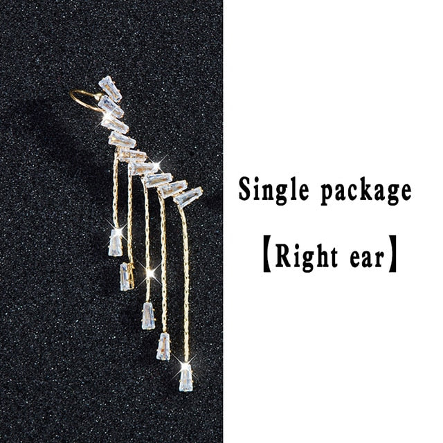 2020 New Angel wings Rhinestone Hanging Dangle exquisite Exaggerated Fashion Stud Earrings elegant Prevent Allergy Earrings
