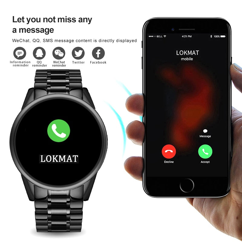 2020 New stainless steel Digital Watch Men Sport Watches Electronic LED Male Wrist Watch For Men Clock Waterproof Bluetooth Hour