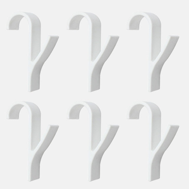 High Quality Hanger For Heated Towel Radiator Rail Clothes Hanger Bath Hook Holder Percha Plegable Scarf Hanger white 6pcs