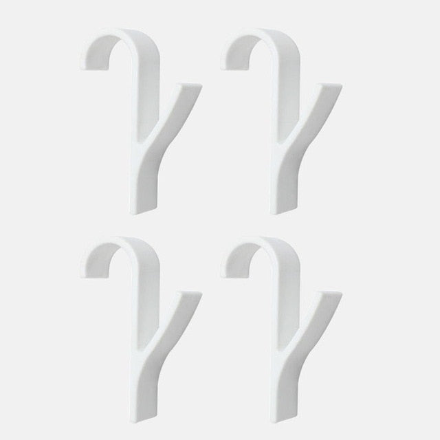 High Quality Hanger For Heated Towel Radiator Rail Clothes Hanger Bath Hook Holder Percha Plegable Scarf Hanger white 6pcs