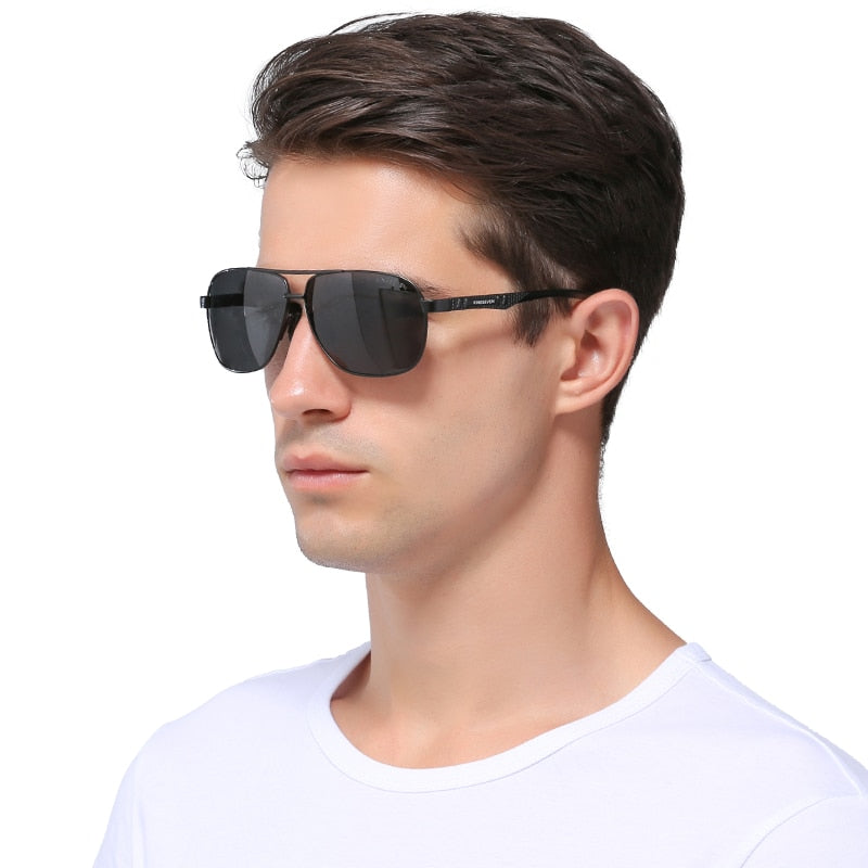 KINGSEVEN 2020 Brand Men Aluminum Sunglasses Polarized UV400 Mirror Male Sun Glasses Women For Men Oculos de sol