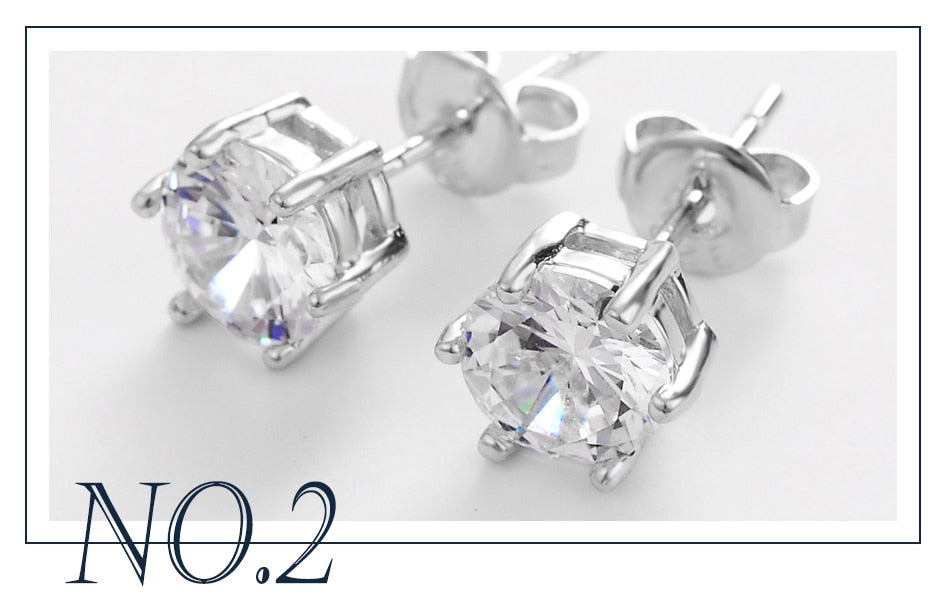 2018 Hot Sale Silver Color Fashion Jewelry Sets Cubic Zircon Statement Necklace & Earrings Rings Wedding Jewelry for Women Gift
