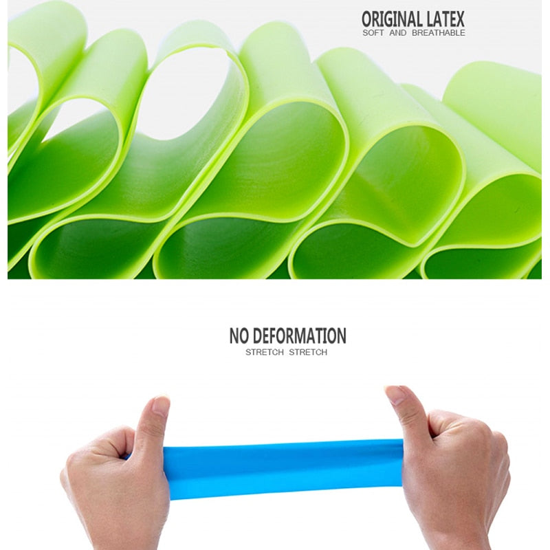 Fitness Exercise Resistance Bands Rubber Yoga Elastic Band 150Cm -180CM Resistance Band Loop Rubber Loops For Gym Training